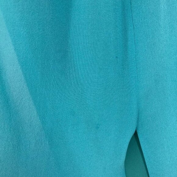 Babaton teal Kristian Maxi dress flowy  silk layered maxi dress small - Picture 15 of 16